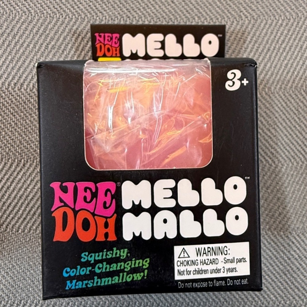 Schylling NeeDoh Mello Mallo Color Changing Squishy Marshmallow Fidget Toy 2511